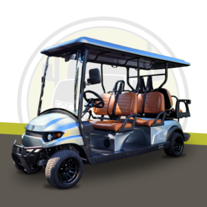 2023 R-Series Graphite street legal golf cart with tan seats for sale