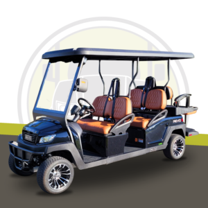 USED 2022 SWCT REVO 4+2 Lithium Street Legal Golf Cart Black for sale