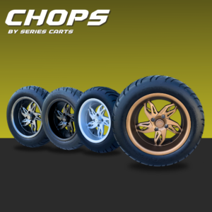 CHOPS Golf Cart Rim and Tire Package