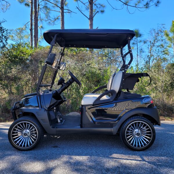 2022 Atlas 2 Passenger Black Golf Cart w/ Lithium For Sale