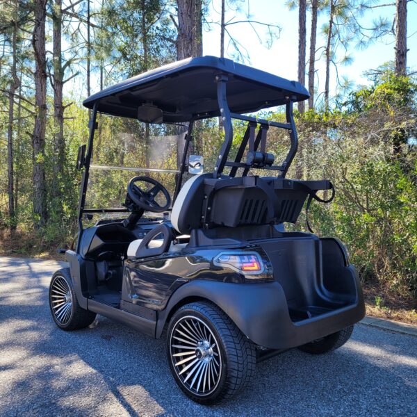 2022 Atlas 2 Passenger Black Golf Cart w/ Lithium For Sale