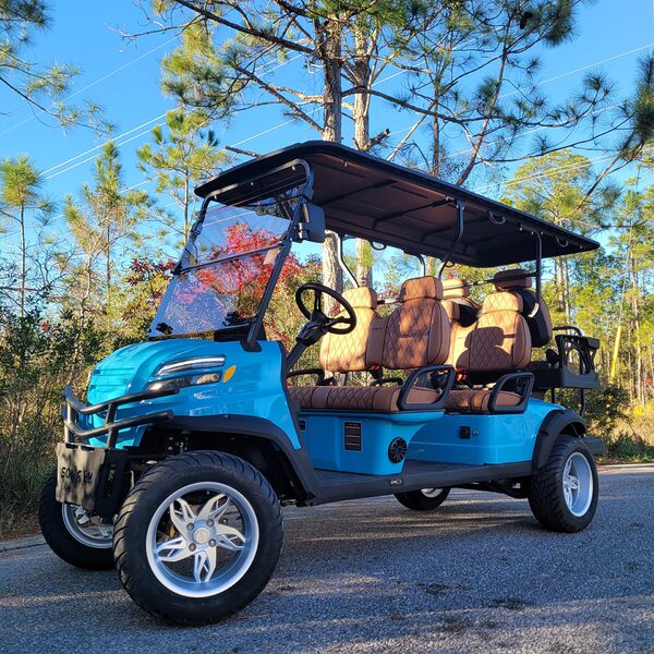 Blue 2025 Series Carts 4+2 Lithium LSV