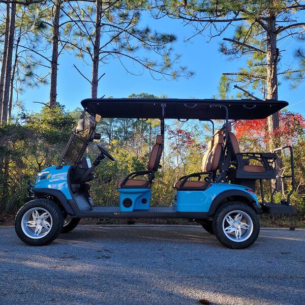 Blue 2025 Series Carts 4+2 Lithium LSV